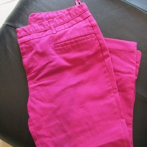 Pink Work Capris